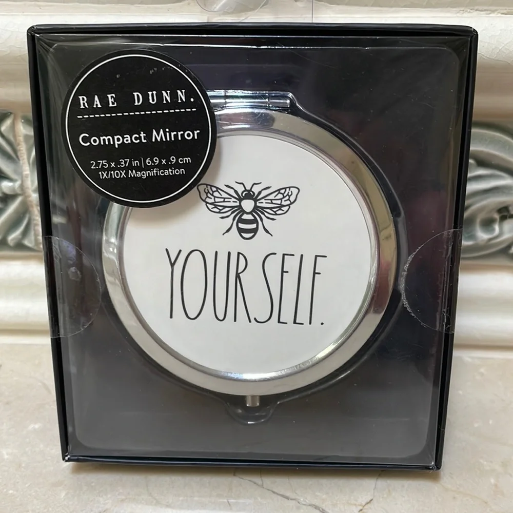 RAE DUNN COMPACT MIRROR